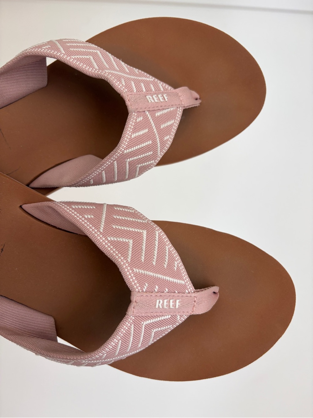 ☀️ Reef | Women's | Spring Woven Flip Flops | Dusty Pink | Size 9